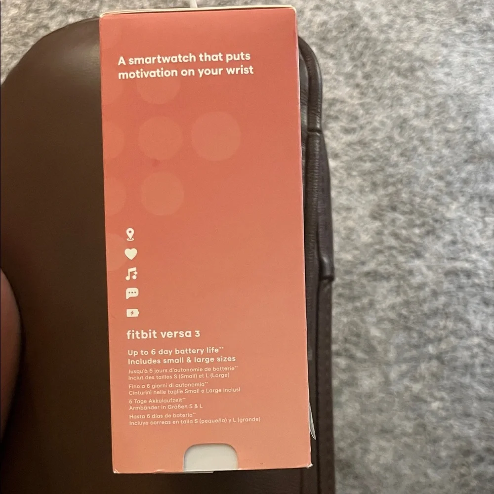 Fitbit Versa 3 Smartwatch - Pink